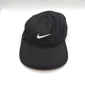 Nike Club Cap Dri-FIT Hat Unisex Small Medium Black Unstructured Featherlight